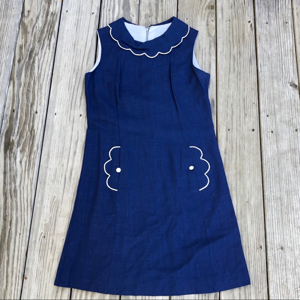 60’s vintage mod space age mini dress